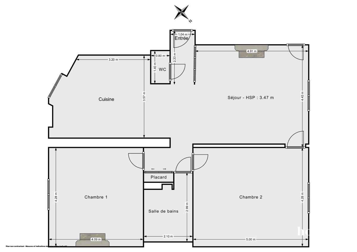 Appartement de 84.45 m² à Nantes