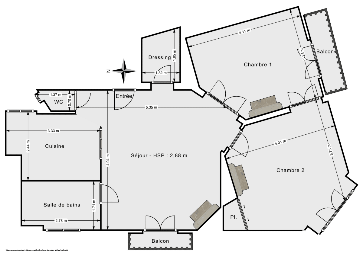 Appartement de 65.0 m² à Nogent-sur-Marne