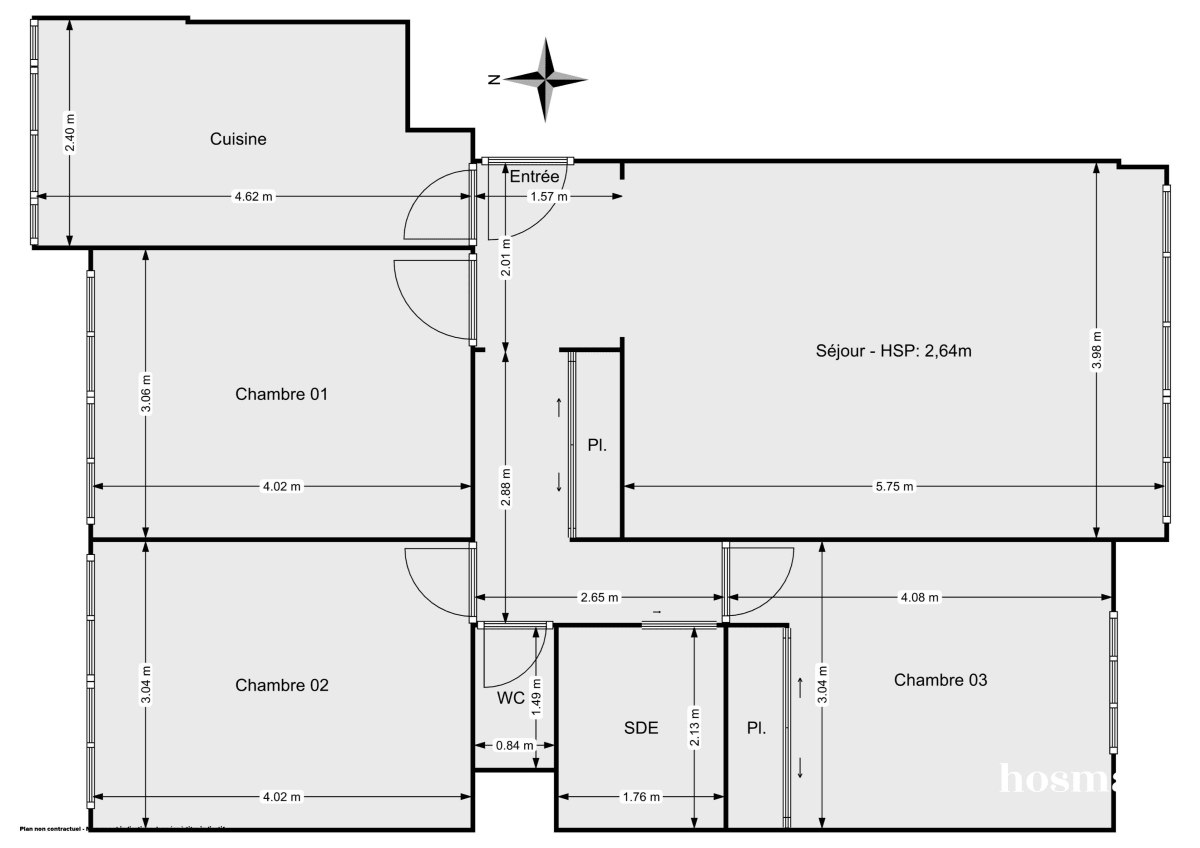 Appartement de 82.0 m² à Neuilly-sur-Seine