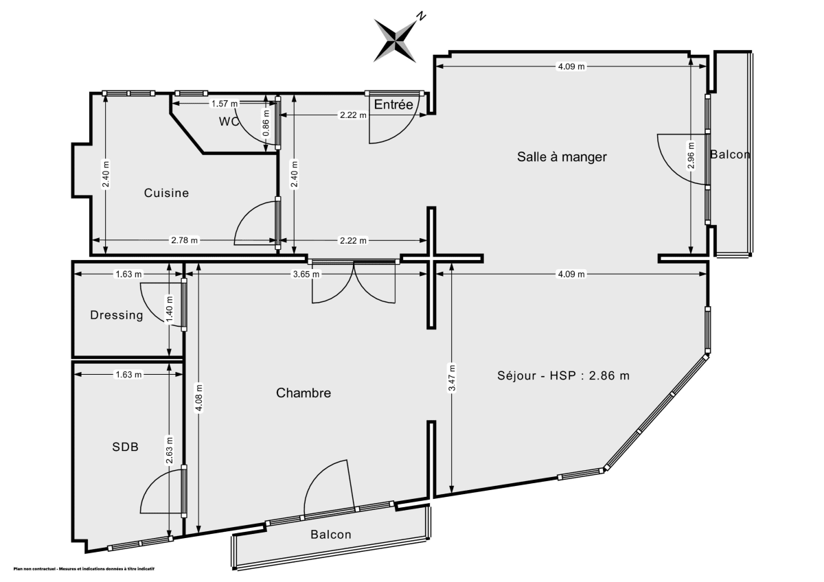 Appartement de 58.0 m² à Montrouge