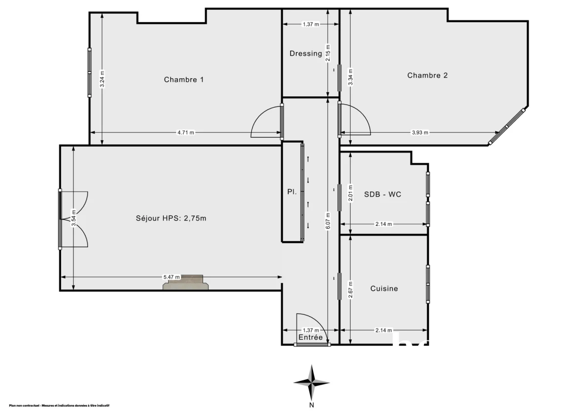 Appartement de 66.0 m² à Boulogne-Billancourt