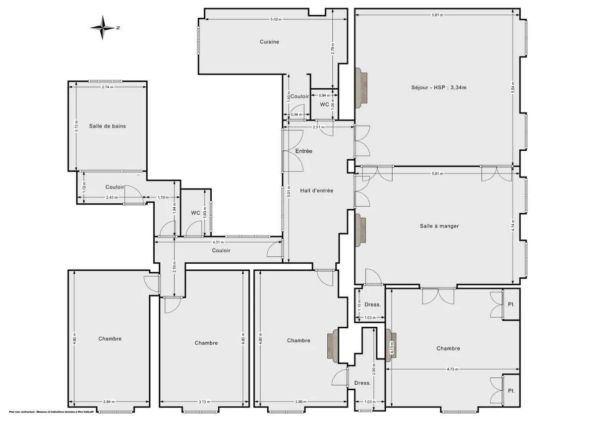 Appartement de 165.0 m² à Paris