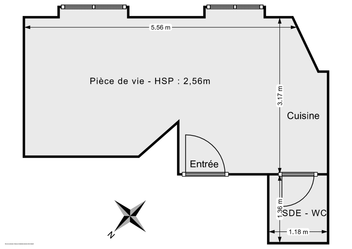 Appartement de 19.0 m² à Paris