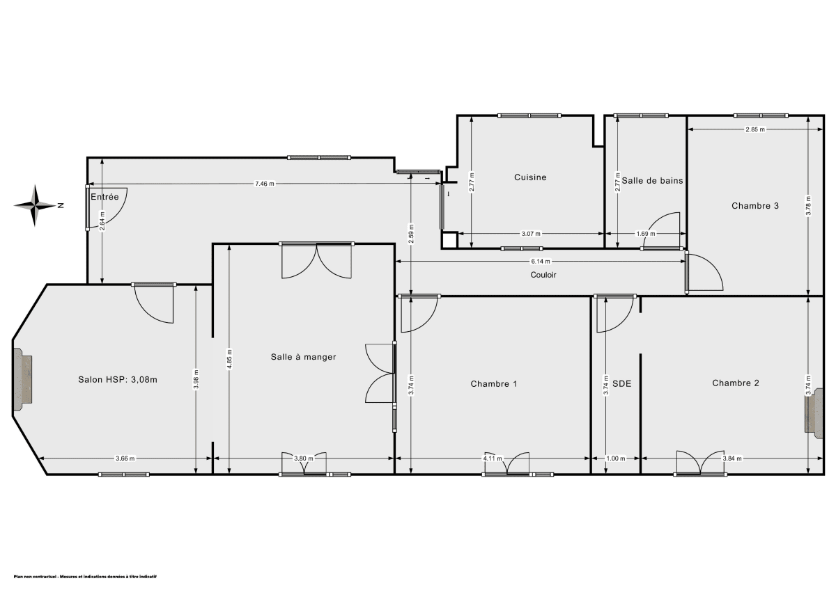 Appartement de 106.48 m² à Nantes