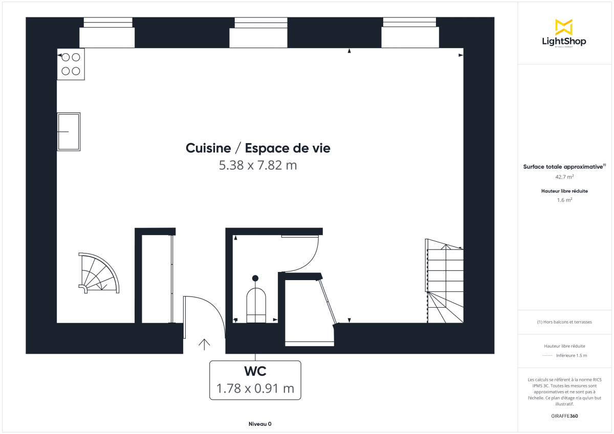 Appartement de 57.84 m² à Orvault