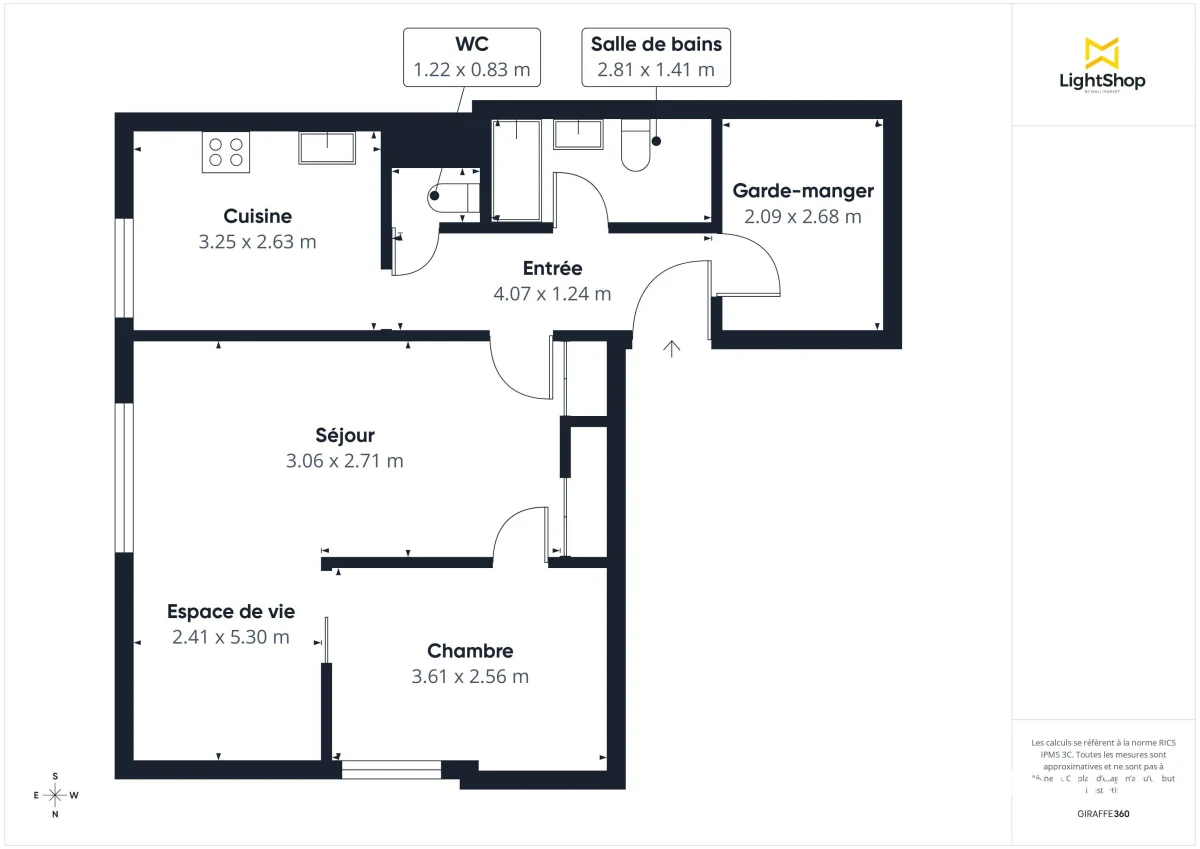 Appartement de 56.4 m² à Nantes