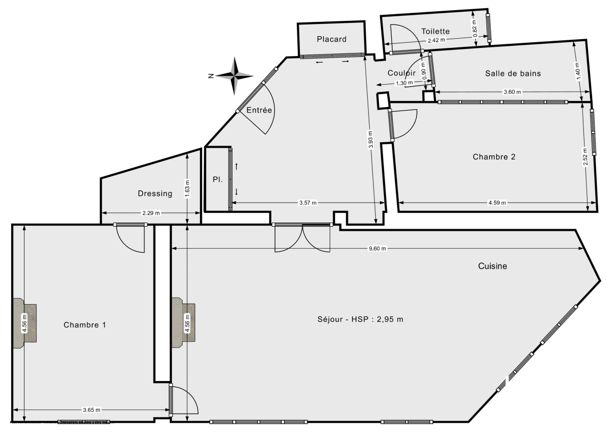 Appartement de 90.0 m² à Paris