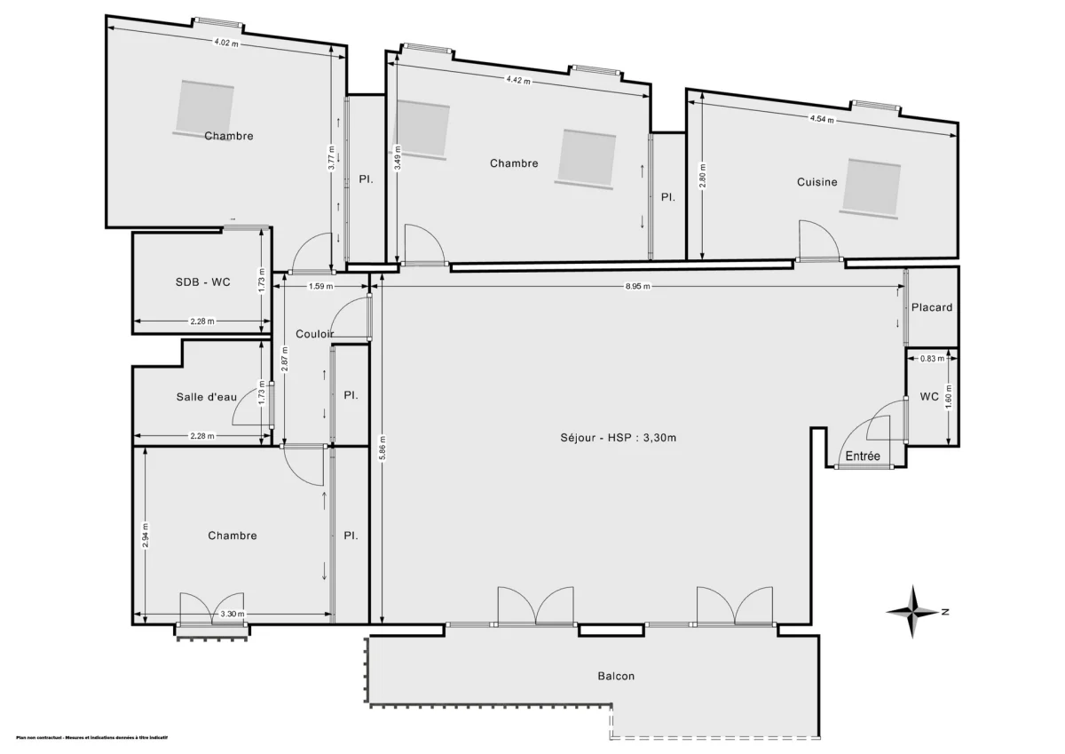 Appartement de 116.0 m² à Les Lilas