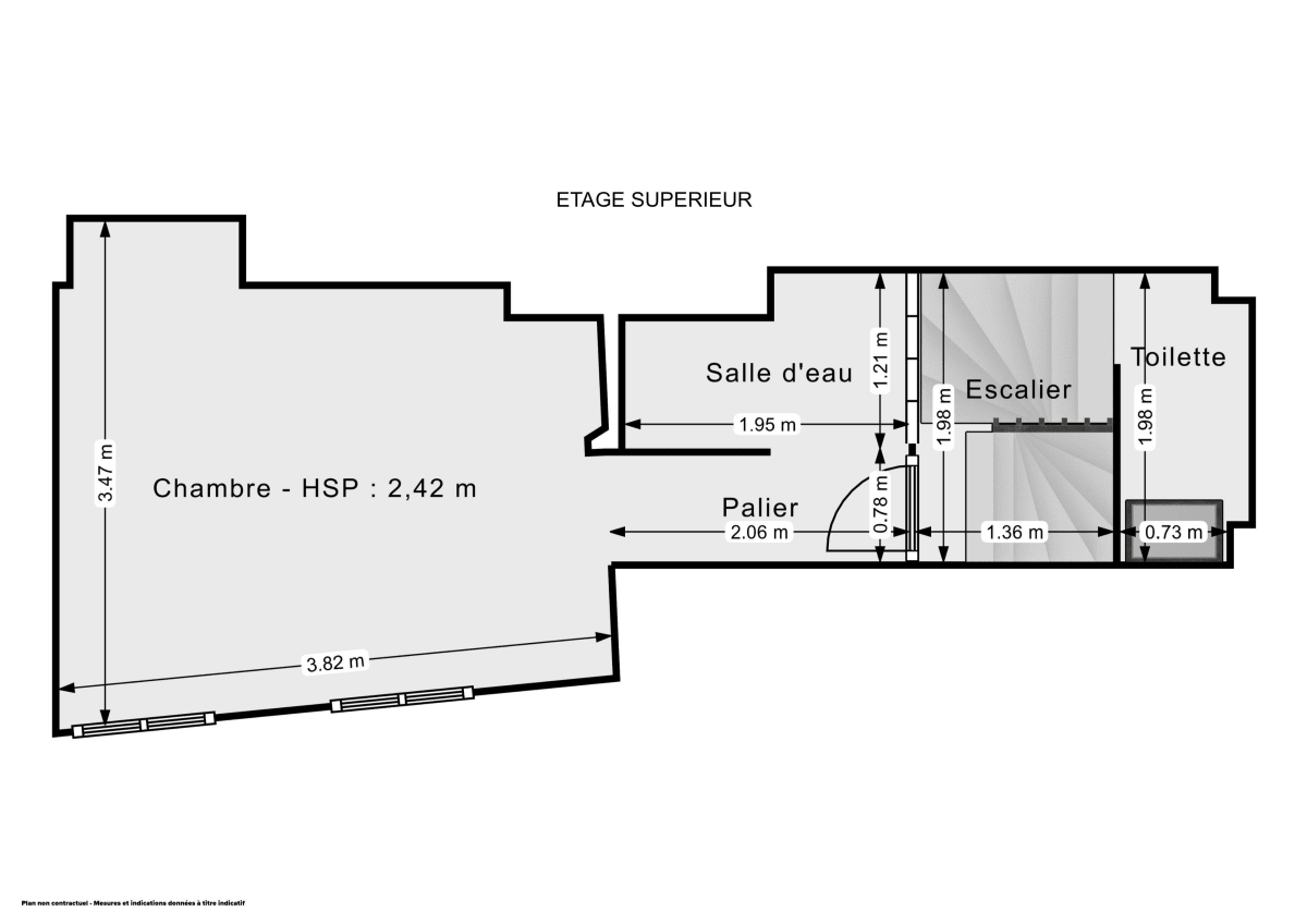 Duplex de 21.78 m² à Paris