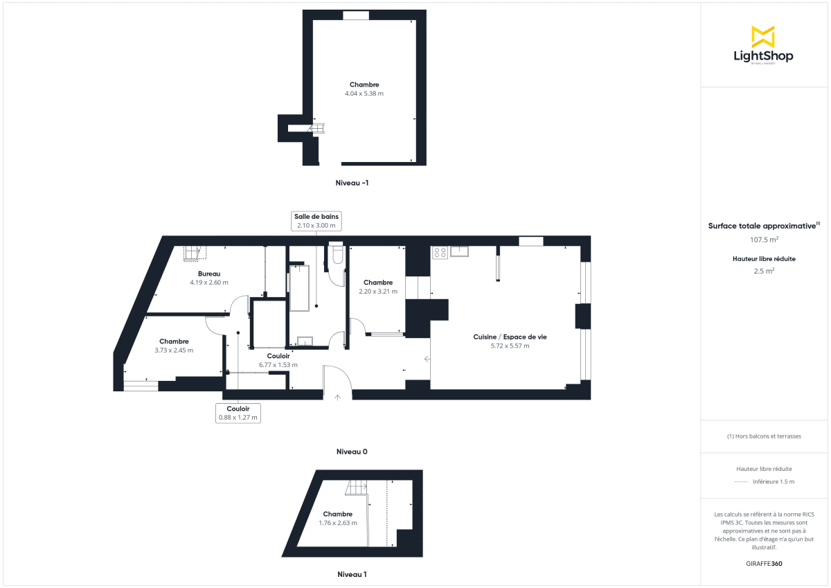 Appartement de 74.7 m² à Lyon