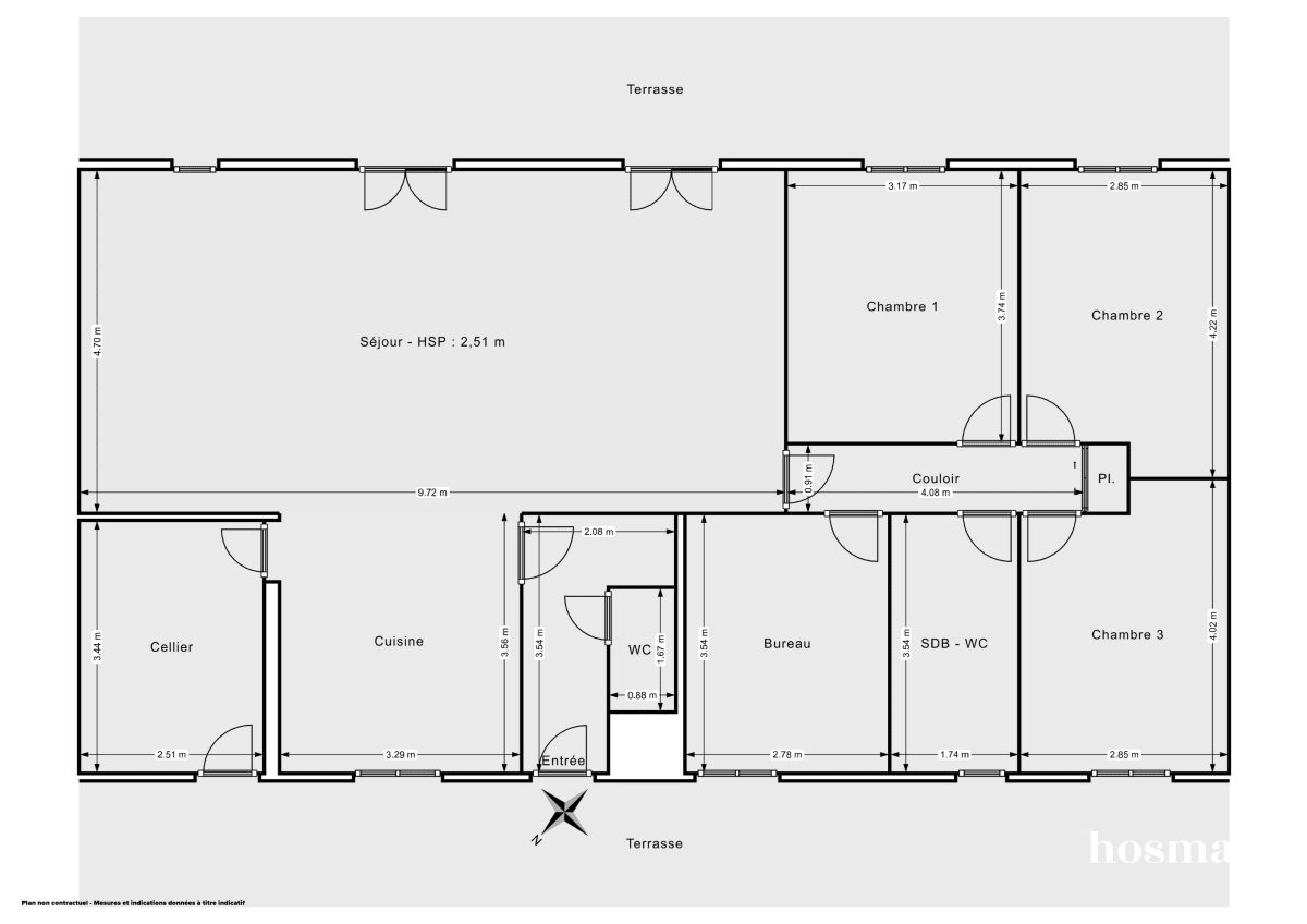 Maison de 125.0 m² à Mérignac