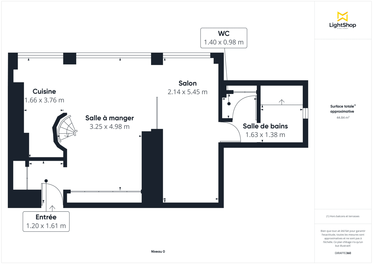 Appartement de 72.5 m² à Paris