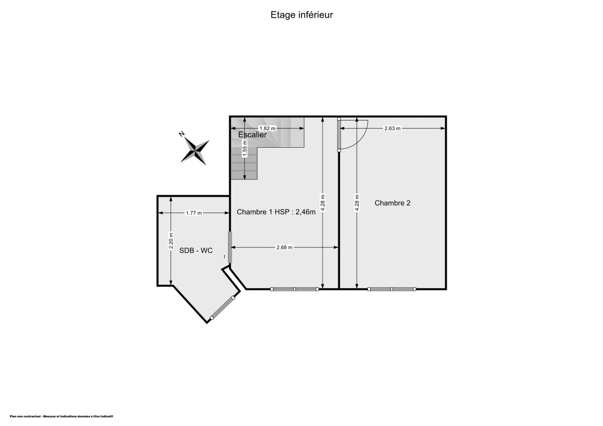 Duplex de 78.58 m² à Paris