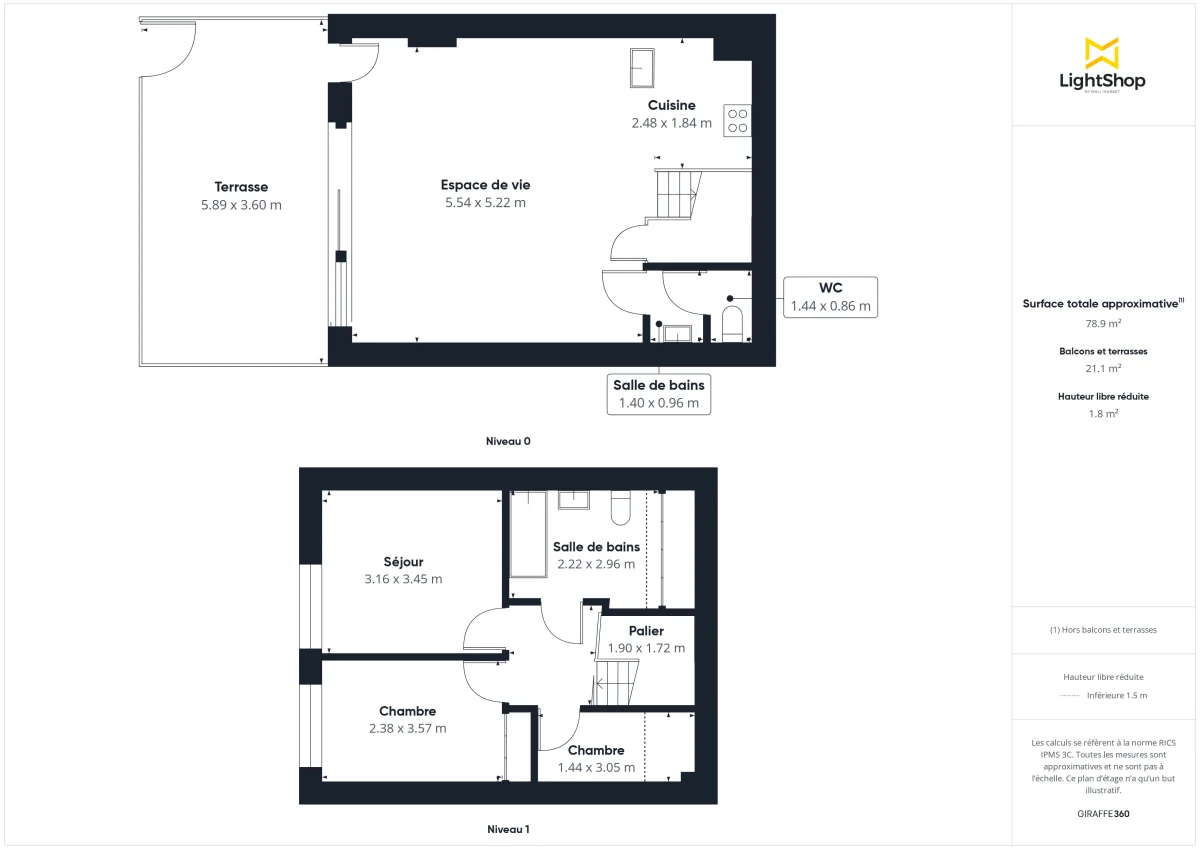 Appartement de 69.27 m² à Bordeaux