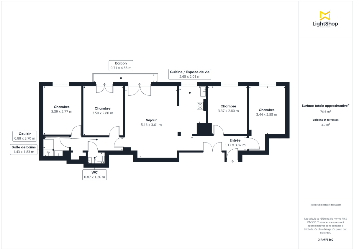 Appartement de 78.0 m² à Vitry-sur-Seine