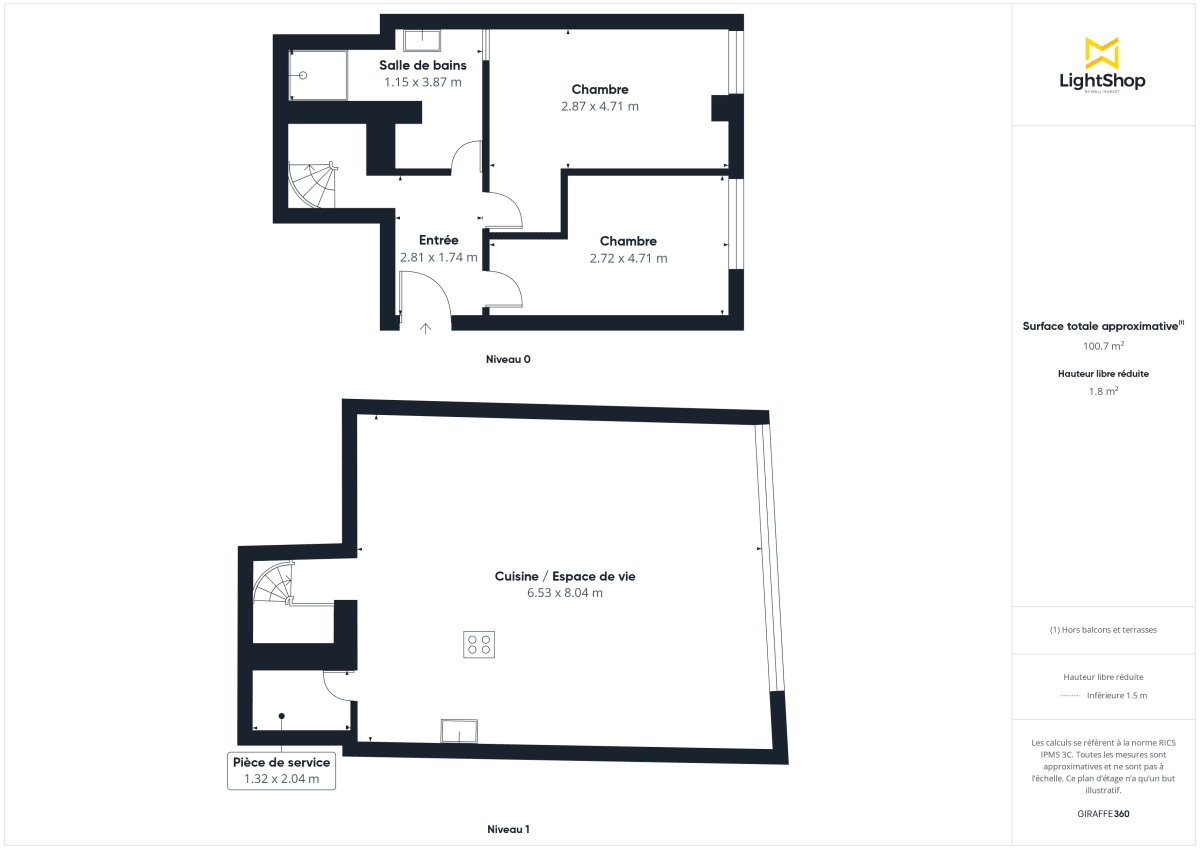 Appartement de 93.07 m² à Bagnolet