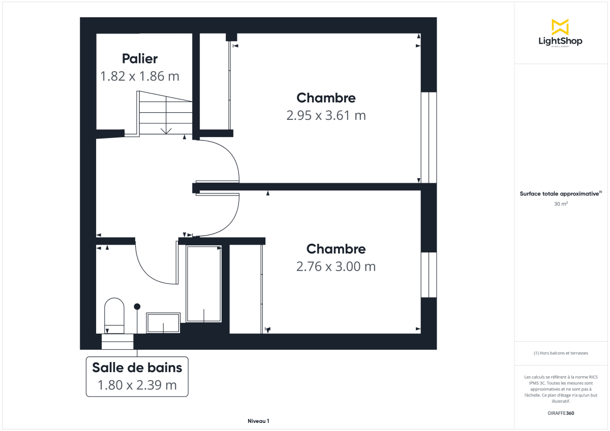 Appartement de 62.2 m² à Saint-Herblain