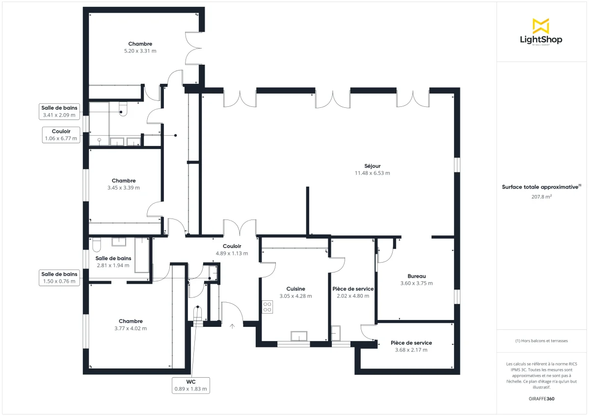 Maison de 210.0 m² à Eysines