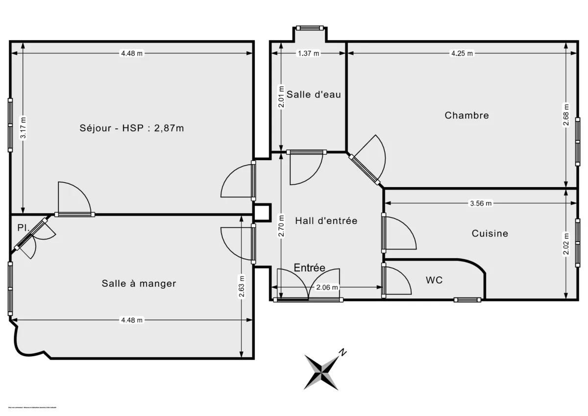 Appartement de 52.0 m² à Levallois-Perret