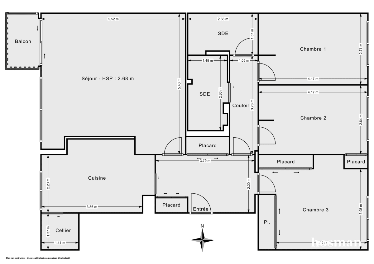 Appartement de 94.0 m² à Puteaux