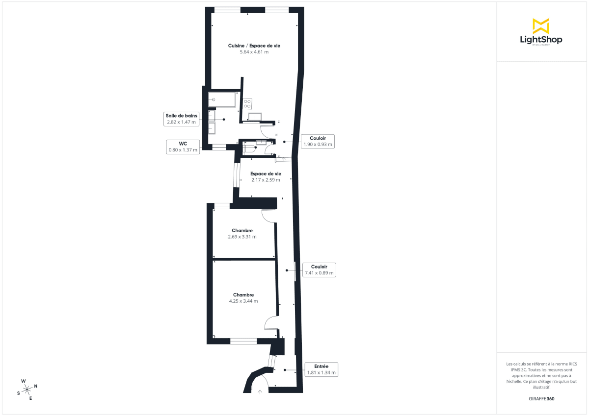 Appartement de 69.0 m² à Saint-Germain-en-Laye
