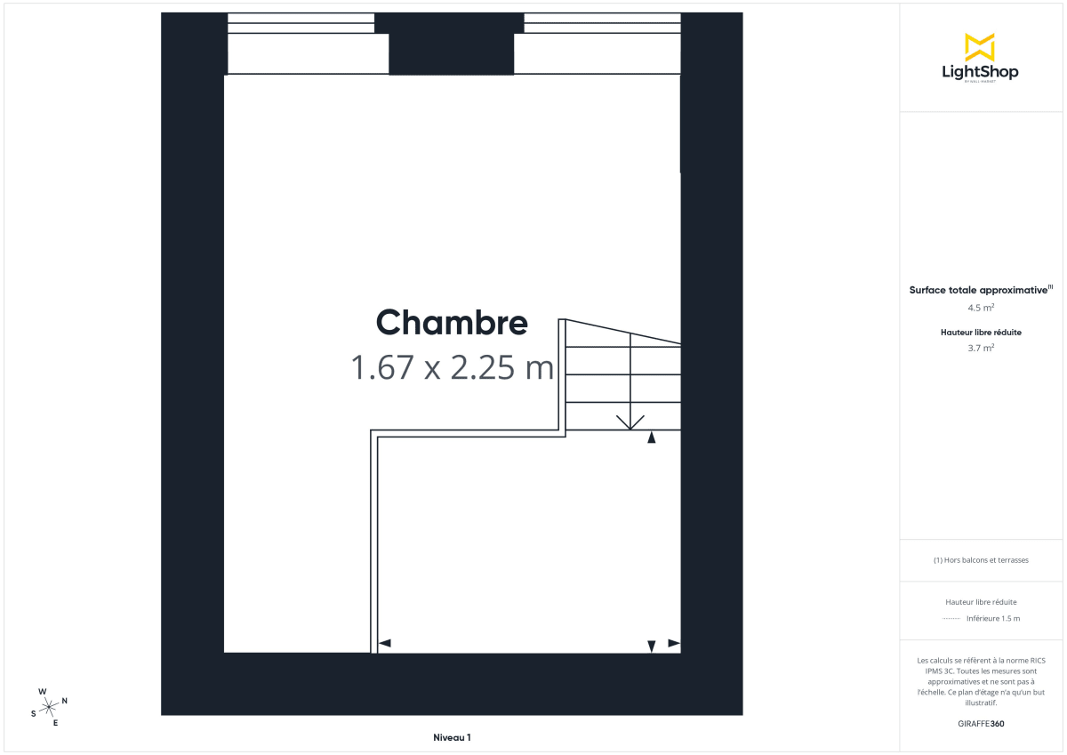 Appartement de 43.65 m² à Nantes