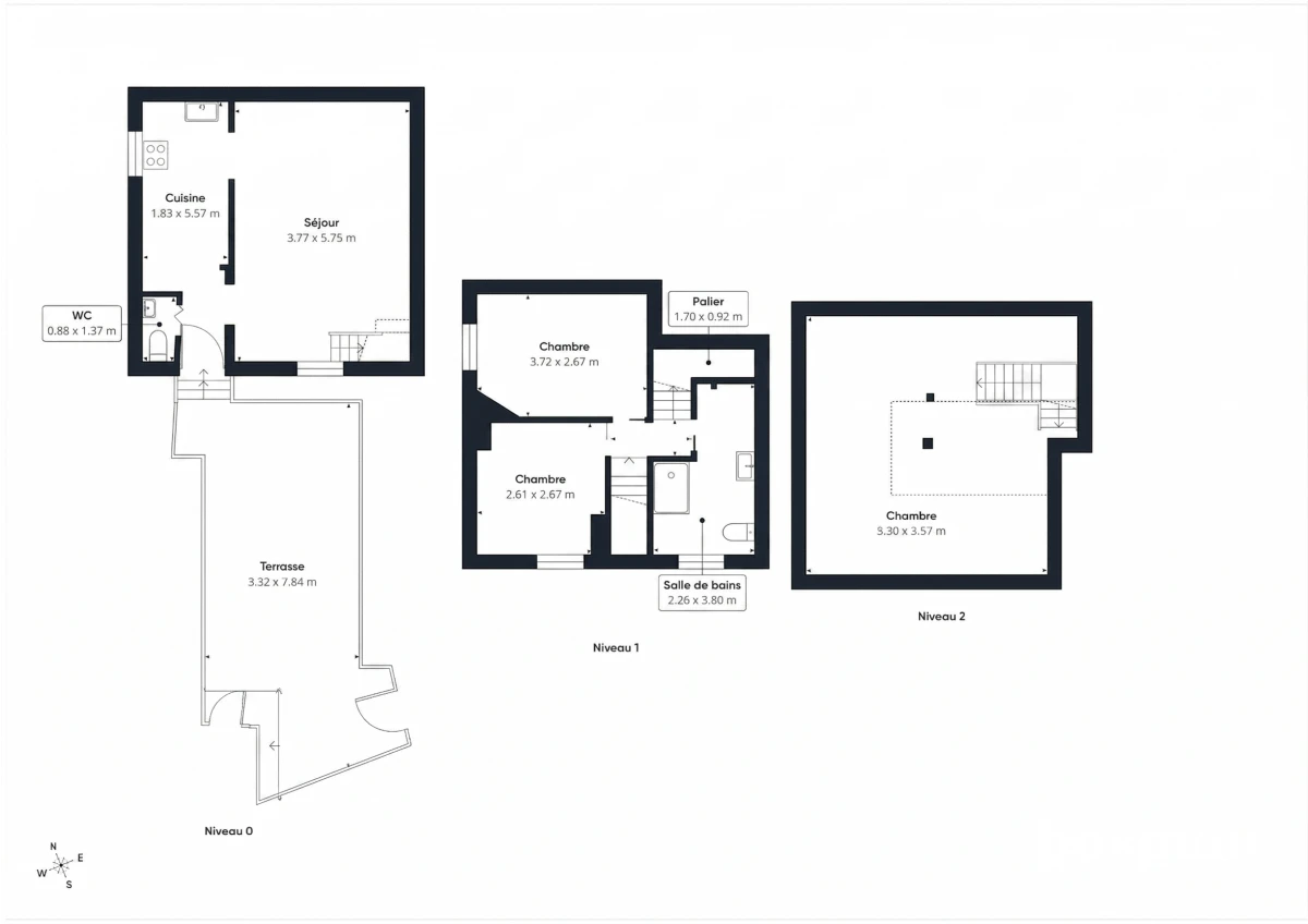 Maison de 60.43 m² à Joinville-le-Pont