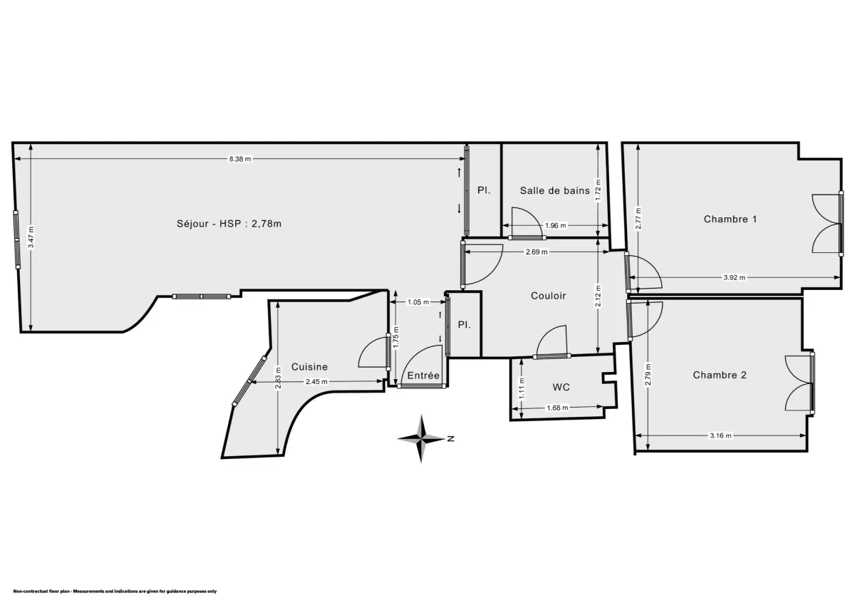 Appartement de 62.78 m² à Asnières-sur-Seine