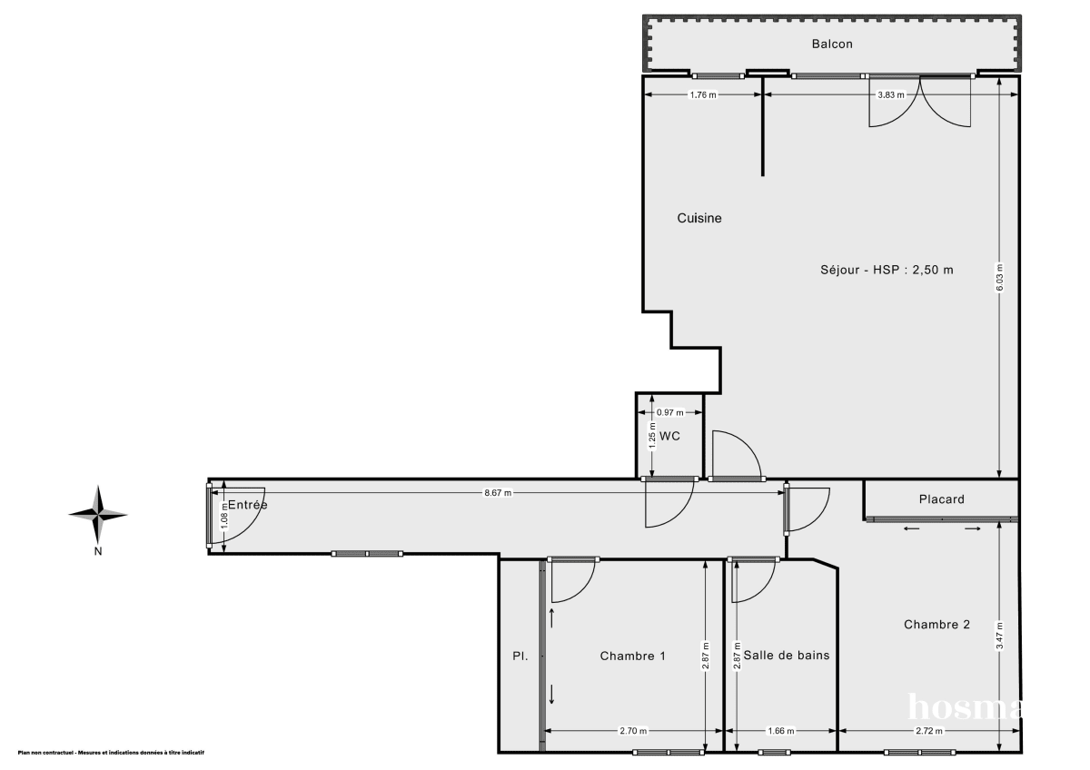 Appartement de 68.0 m² à Ivry-sur-Seine