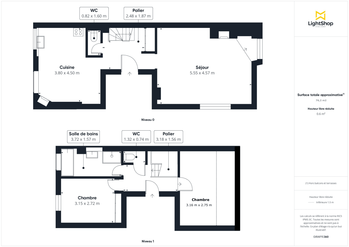 Appartement de 76.0 m² à Bordeaux