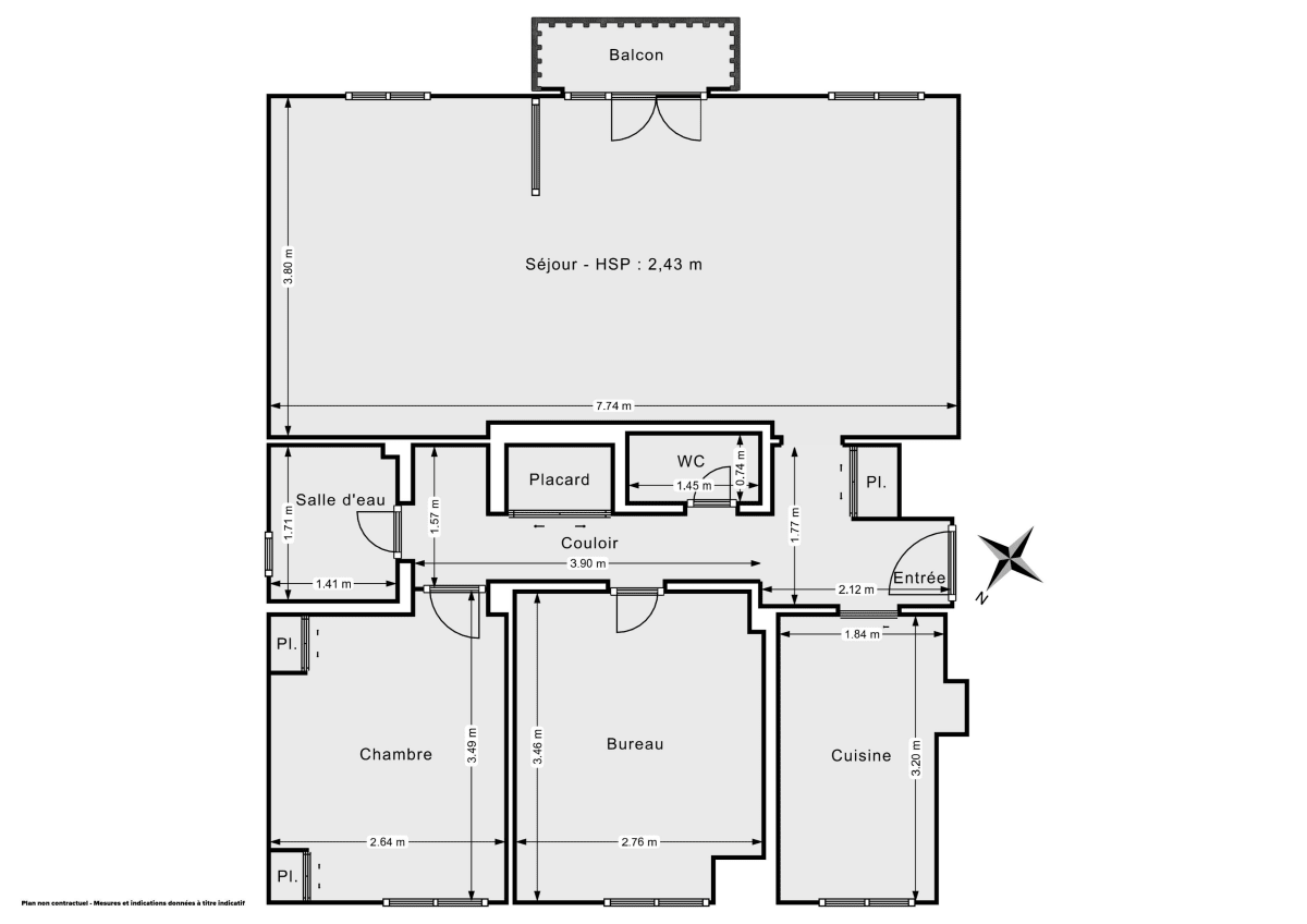 Appartement de 65.0 m² à Montrouge