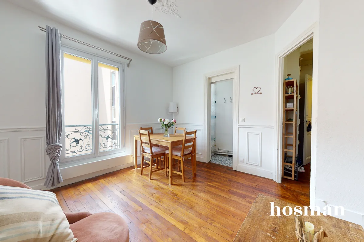 Ravissant 2 pièces à rafraichir - 45.46 m2 - Traversant sur cour