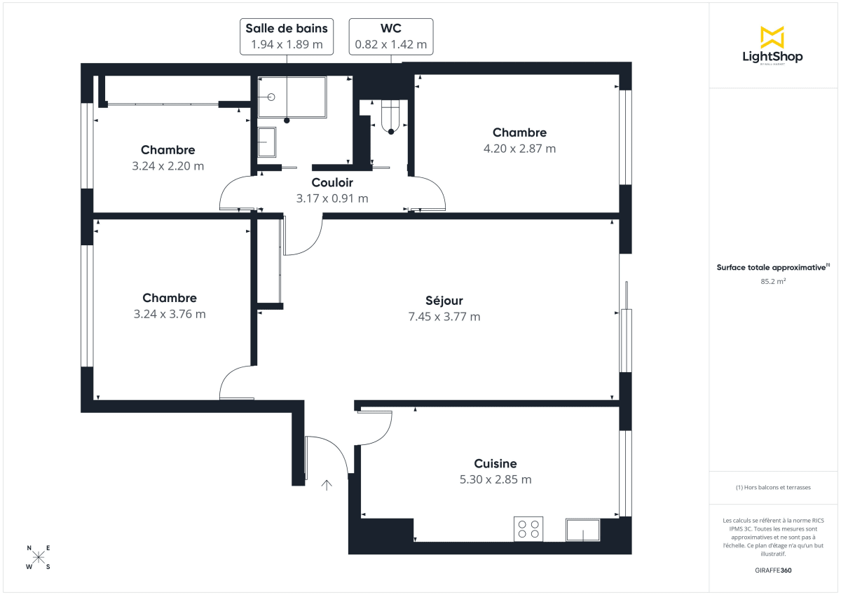 Appartement de 83.0 m² à Vénissieux