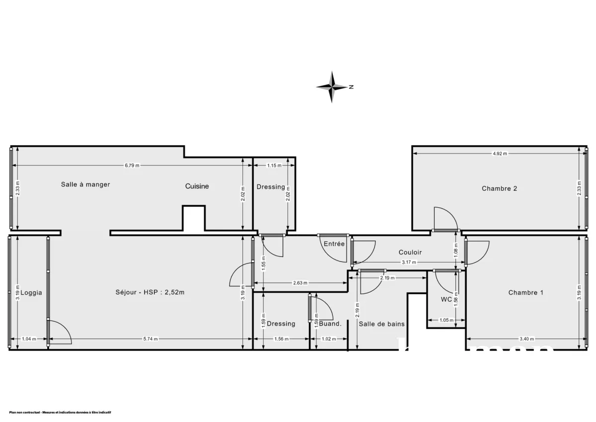 Appartement de 71.0 m² à Paris