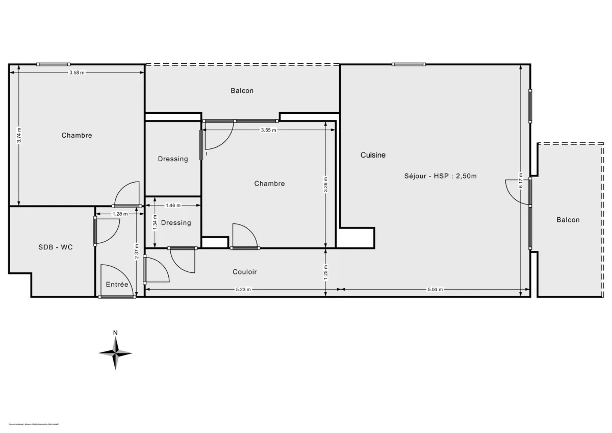 Appartement de 71.42 m² à Lyon