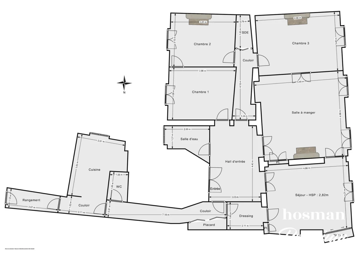 Appartement de 136.33 m² à Paris