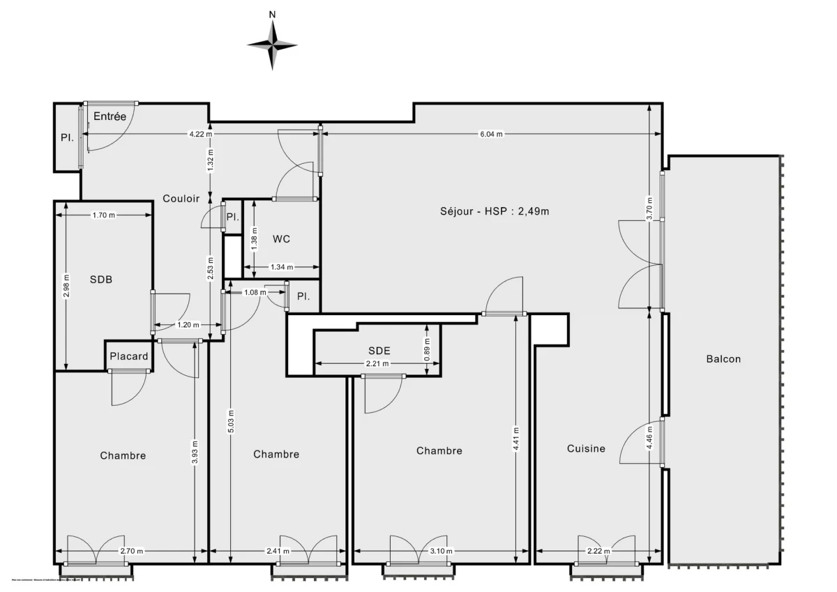 Appartement de 80.64 m² à Lyon