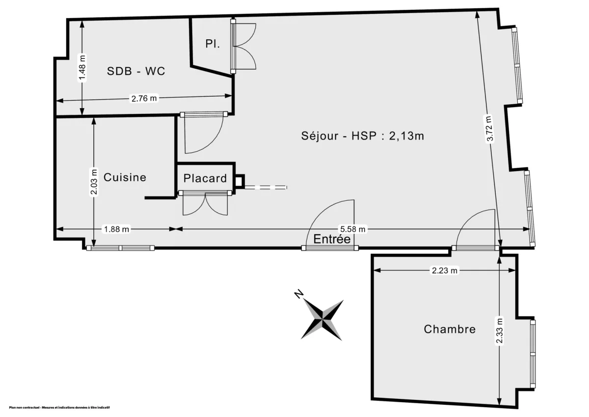 Appartement de 31.0 m² à Paris