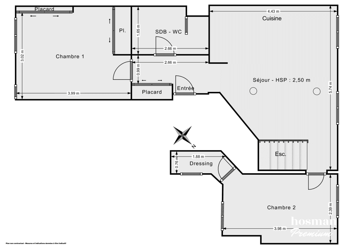 Duplex de 95.0 m² à Paris