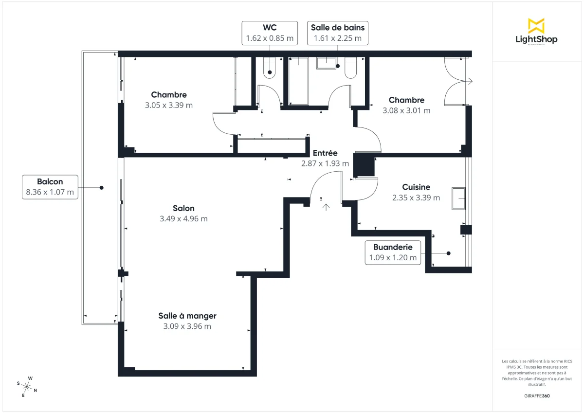 Appartement de 73.0 m² à Boulogne-Billancourt
