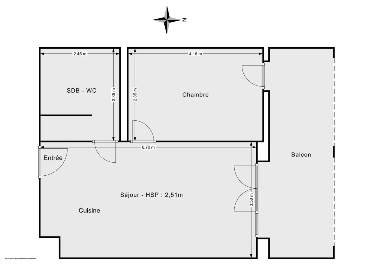 Appartement de 40.0 m² à Marseille