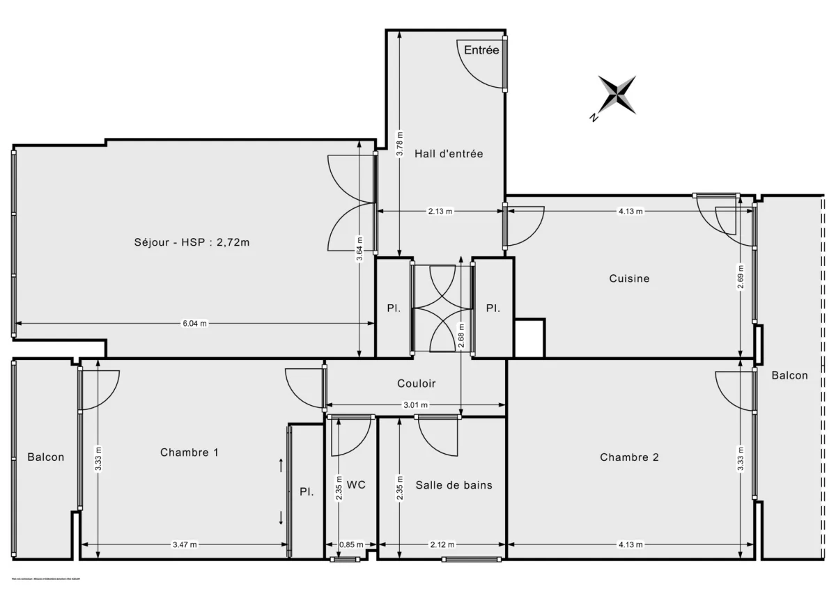 Appartement de 80.17 m² à Caluire-et-Cuire