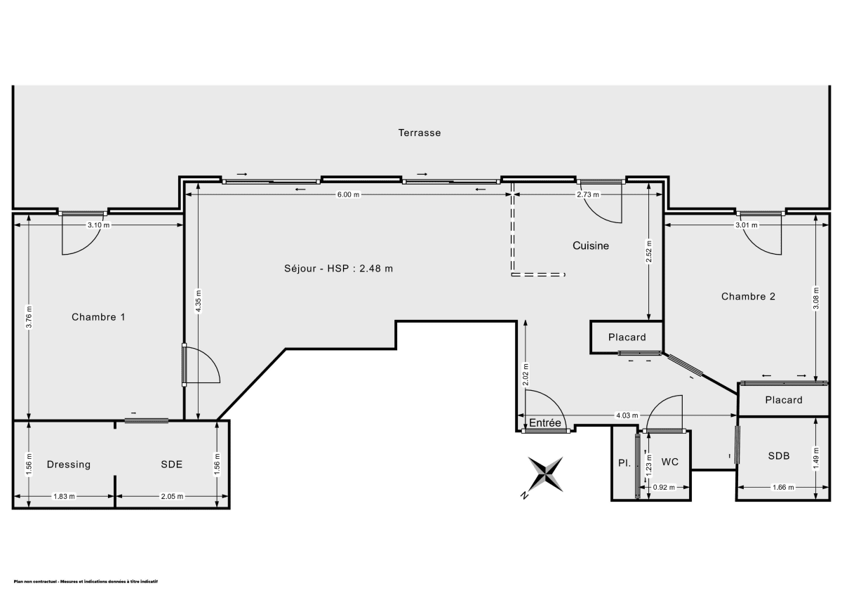 Appartement de 63.0 m² à Clichy