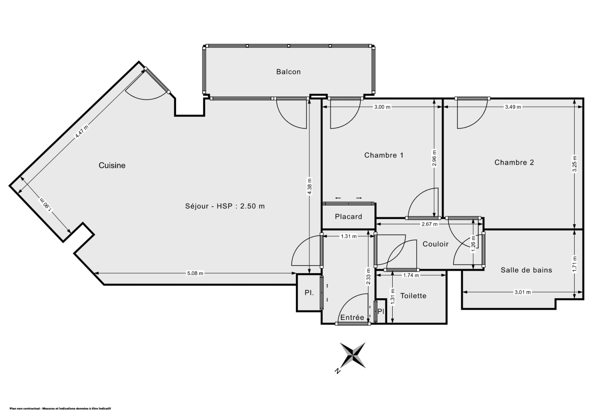 Appartement de 63.2 m² à Ivry-sur-Seine