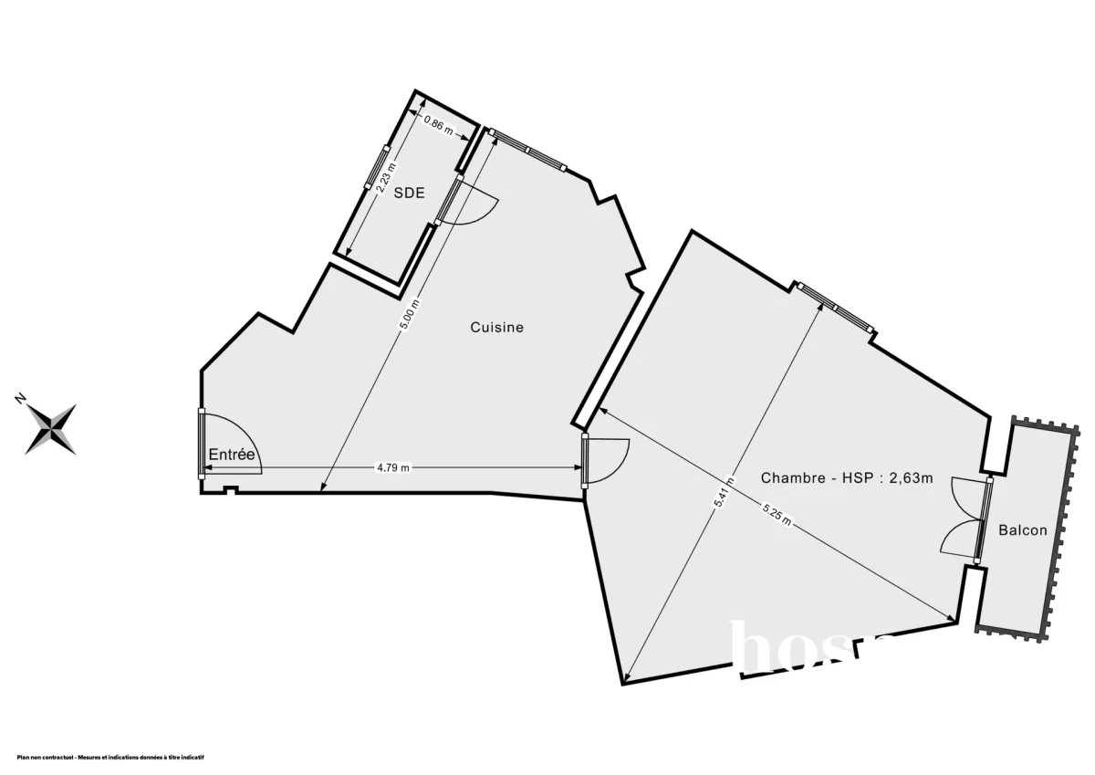 Appartement de 38.0 m² à Paris