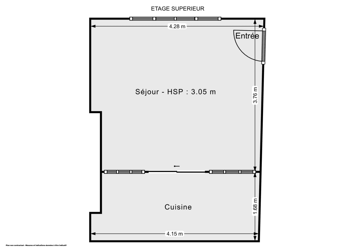 Appartement de 45.0 m² à Paris