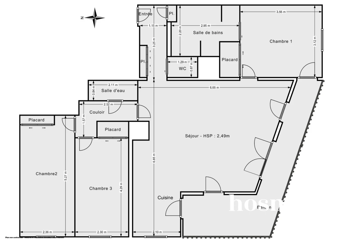 Appartement de 85.34 m² à Issy-les-Moulineaux