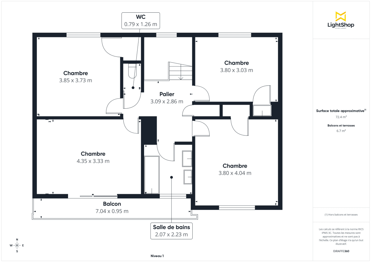 Maison de 125.44 m² à Saint-Herblain