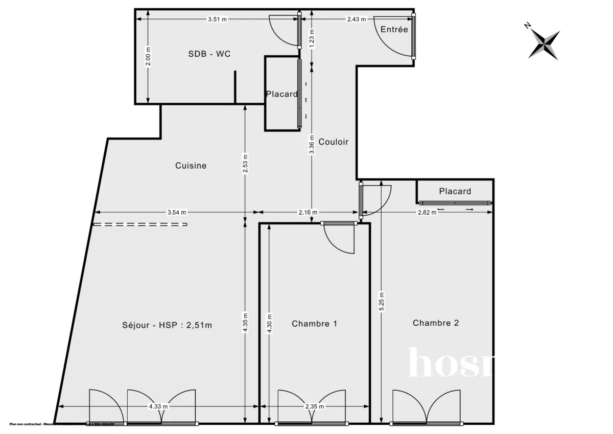 Appartement de 64.0 m² à Le Pré-Saint-Gervais