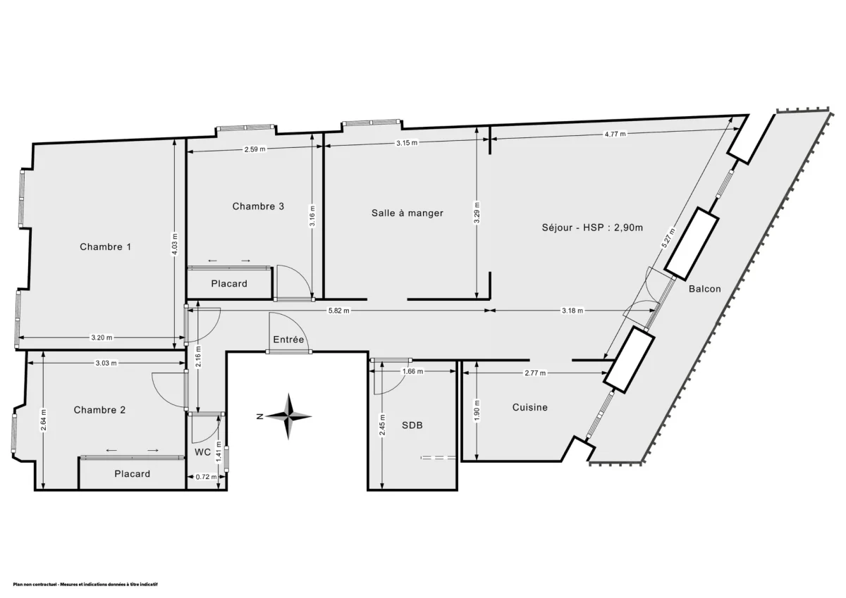 Appartement de 69.0 m² à Marseille